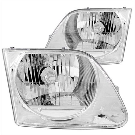 ANZO USA ANZO 111030 Ford Headlights G2 Clear Chrome A1R-111030